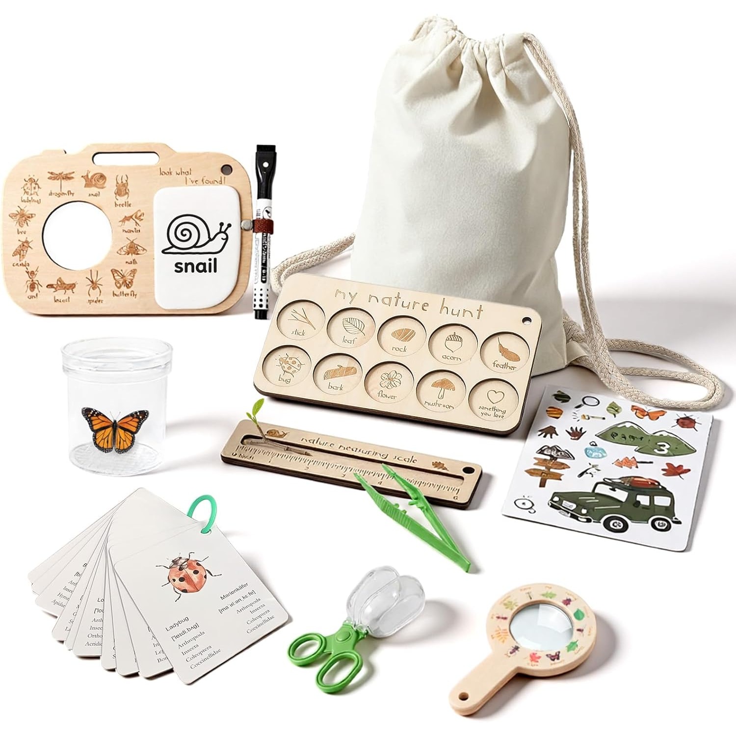 Outdoor Adventure Kit For Kids - Kit Atrapa Insectos para Niños con