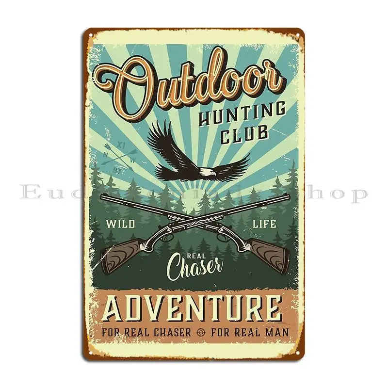 Letrero Metálico Vintage de Ci - Outdoor Adventure Club reseña y precio