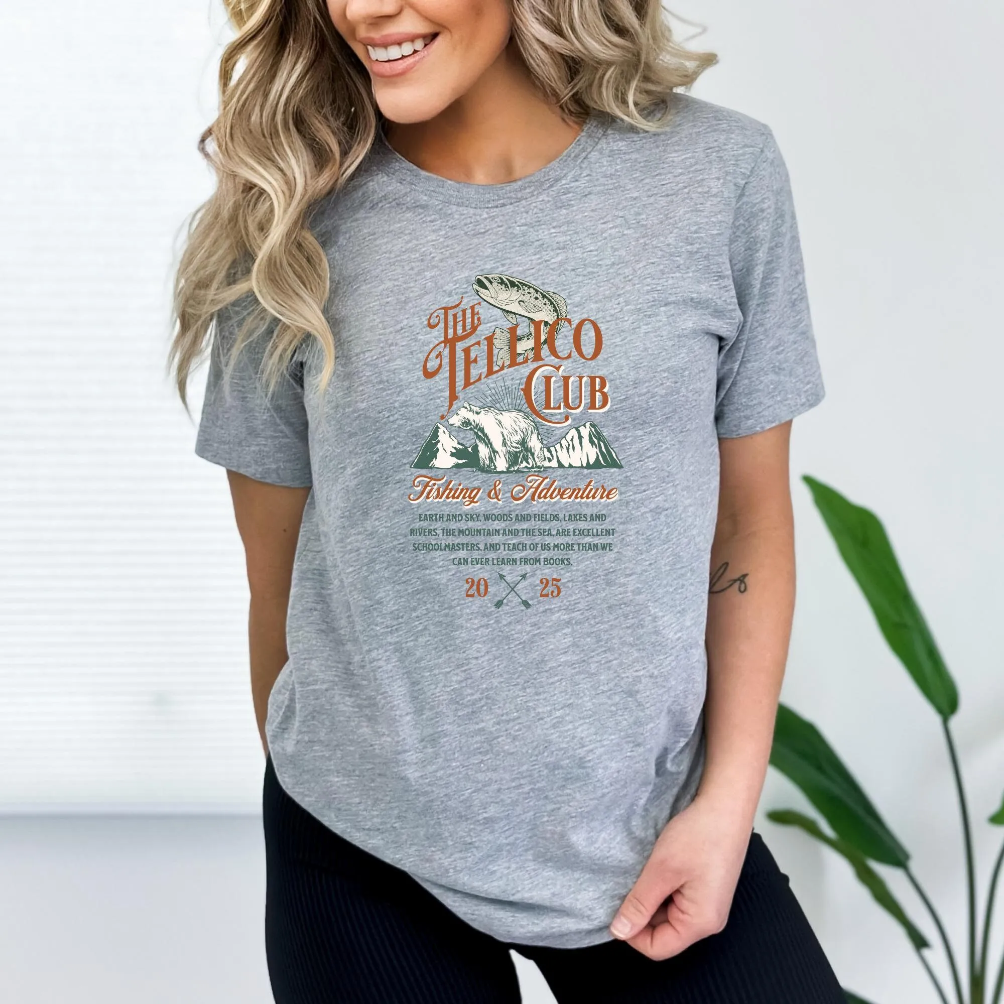 Camiseta The Tellico Club, Dis - Outdoor Adventure Club reseña y precio