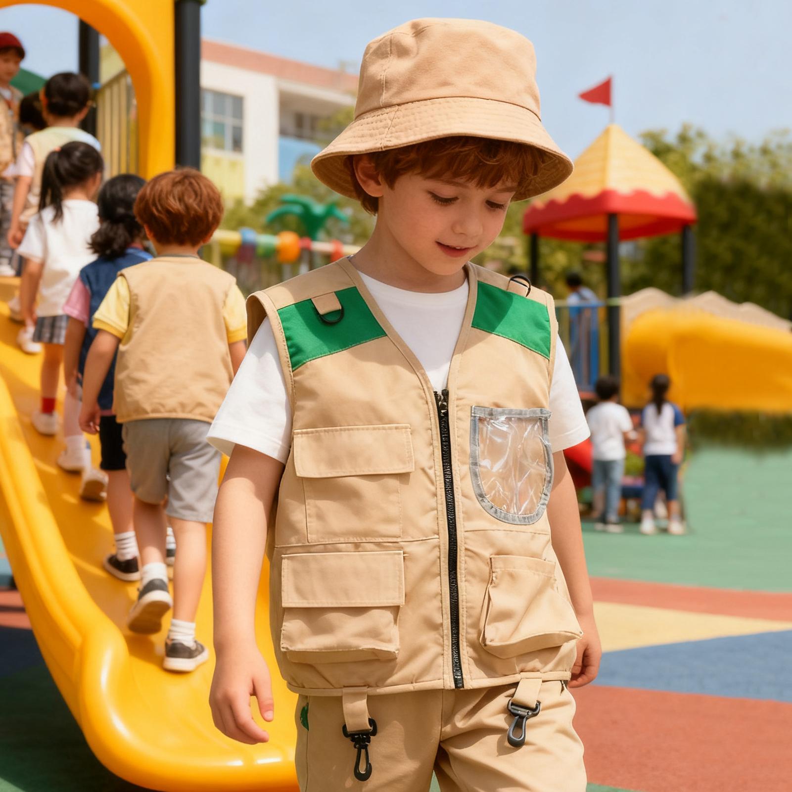 Chaleco y Sombrero de Explorad - Outdoor Adventure Kit For Kids reseña y precio