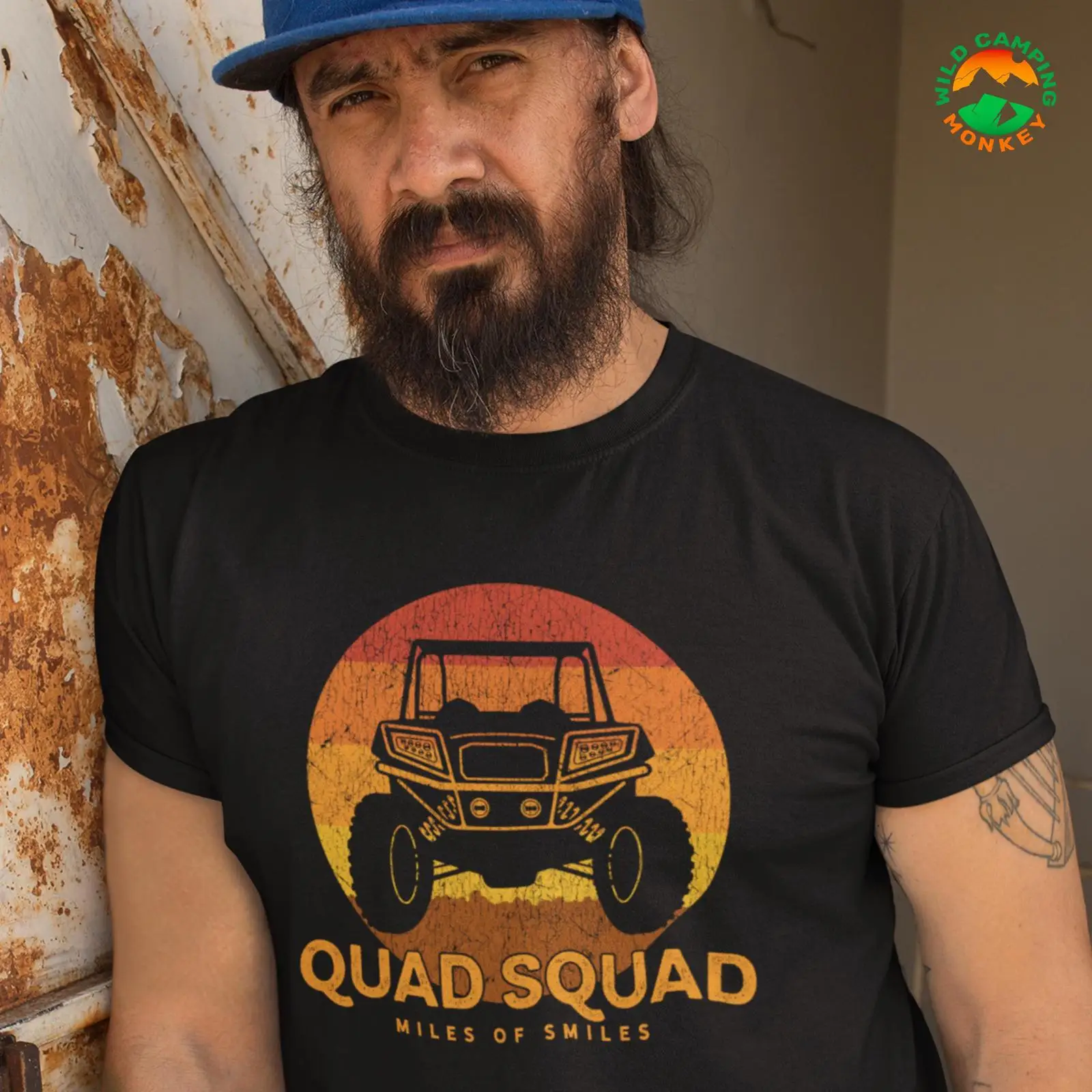 Camiseta Quad Squad Distressed - Outdoor Adventure Utv reseña y precio