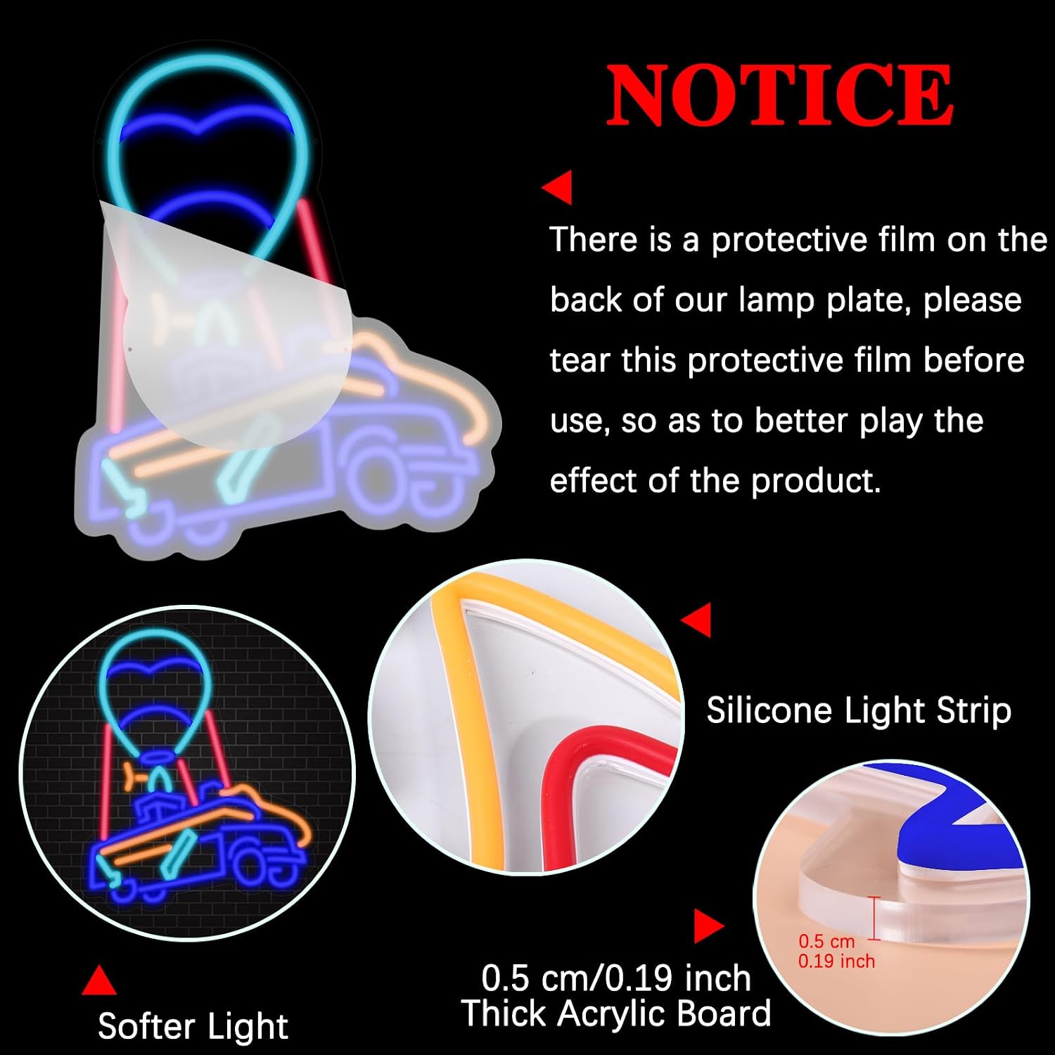 Letrero de neón LED con diseño - Outdoor Adventure Club reseña y precio